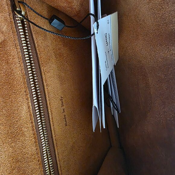 Authentic Céline by Phoebe PhiloNatural Calfskin Medium Symmetrical Bag Tan - Picture 6 of 16